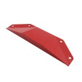 Roadshark 6" Beveled End Cap with Hardware (Red)