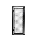 Black Surface mount Prehung gate