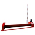 Spike Systems 12' Cable Beam Barriers with 8" LED Red/Yellow Traffic Lights (Right or Left-Handed)(Powder-Coated) - CBG-120