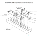 Spike Systems 36" Passive In Ground Flush Mounted Directional Passive Traffic Spikes