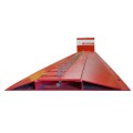 Spike Systems 9' Heavy-Duty Surface Mounted Motorized Spike Traffic Controller Right Hand - (Red)