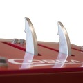 COBRA 3' In-Ground Traffic Spike Section - Galvanized (Red Model Shown)