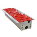 Roadshark Tiger Teeth Low-Profile 36" Heavy Duty Traffic Spikes (Galvanized) - Red - LPS36-R-G (Traffic Spikes)