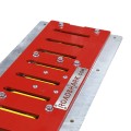 Roadshark Tiger Teeth Low-Profile 36" Heavy Duty Traffic Spikes (Galvanized) - Red - LPS36-R-G (Traffic Spikes)