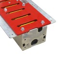 Roadshark Tiger Teeth Low-Profile 36" Heavy Duty Traffic Spikes (Galvanized) - Red - LPS36-R-G (Traffic Spikes)