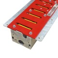 Roadshark Tiger Teeth Low-Profile 36" Heavy Duty Traffic Spikes (Galvanized) - Red - LPS36-R-G (Traffic Spikes)