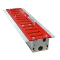 Roadshark Low-Profile 48" Heavy-Duty Traffic Spike (3/8" Coverplate) Galvanized Red - LPS48-R-G (Traffic Spikes)