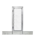 3' x 6' Galvanized Preassembled Chain Link Pedestrian Walk Gate Kit (In-Ground Mount)