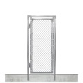 4' x 6' Galvanized Preassembled Chain Link Pedestrian Walk Gate Kit (In-Ground Mount)