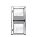 4' x 6' Galvanized Preassembled Chain Link Pedestrian Walk Gate Kit with Panic Exit Kit (Surface Mount)