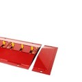Road Blade Surface Mount 36" L X 22" W Traffic Spike Section with Latch Downs (Powder-Coated Red) - RB37