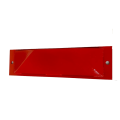 Road Blade End Bevel Cap, Powder Coated Red - RB36EC