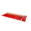 Road Blade Surface Mount 36" L X 22" W Traffic Spike Section with Latch Downs (Powder-Coated Red) - RB37