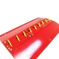 Road Blade Surface Mount 36" L X 22" W Traffic Spike Section with Latch Downs (Powder-Coated Red) - RB39