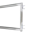 Sentinel Double Surface-Mount Manual Swing Barrier Gate with 2x 16ft Arms (32ft/9.75m) (Galvanized)