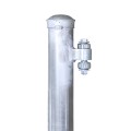 Sentinel Double In-Ground Manual Swing Barrier Gate with 2x 15ft Arms (30ft/9.14m) (Galvanized)