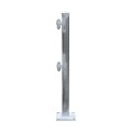 Sentinel Double Surface-Mount Manual Swing Barrier Gate with 2x 16ft Arms (32ft/9.75m) (Galvanized)