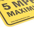 Tiger Teeth 18" x 24" Aluminum MAX 5 MPH Traffic Spike Ahead Speed Limit Sign (Signs)