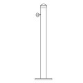 Sentinel Swing Barrier Receiver Post (Surface Mount) - SM-14030R (Default)