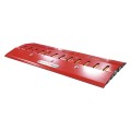 Roadshark Tiger Teeth 48" Traffic Spike (5/16" Heavy-Duty Coverplate) - Galvanized Red - TT48-R-G-HD (Traffic Spikes)