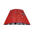 Roadshark Tiger Teeth 48" Traffic Spike (5/16" Heavy-Duty Coverplate) - Galvanized Red - TT48-R-G-HD (Traffic Spikes)
