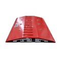 Roadshark Tiger Teeth 48" Traffic Spike (5/16" Heavy-Duty Coverplate) - Galvanized Red - TT48-R-G-HD (Traffic Spikes)