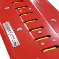 Roadshark Tiger Teeth 48" Traffic Spike (5/16" Heavy-Duty Coverplate) - Galvanized Red - TT48-R-G-HD (Traffic Spikes)