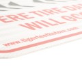 Roadshark Tiger Teeth Stop Do Not Enter Severe Tire Damage Will Occur Warning Sign (Stop)