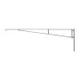 Swing Sentinel 14' (4.26 m) Manual Single Leaf Swing Barrier Gate Arm Kit (In-Ground) - Galvanized - 14010-14