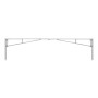 Swing Sentinel 20' (6.09 m) Manual Double Leaf Swing Barrier Gate Arm (In-Ground) - Galvanized - 14020-20