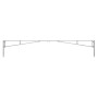 Swing Sentinel 24' (7.31 m) Manual Double Leaf Swing Barrier Gate Arm (In-Ground) - Galvanized - 14020-24