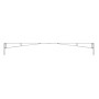 Swing Sentinel 30' (9.14 m) Manual Double Leaf Swing Barrier Gate Arm (In-Ground) - Galvanized - 14020-30