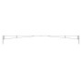Swing Sentinel 40' (12.19 m) Manual Double Leaf Swing Barrier Gate Arm Kit (In-Ground) - Galvanized - 14020-40