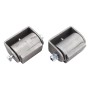 LiftMaster GUARDIAN Heavy Duty Flat Mounted Roller Cage Bearing Gate Hinge (Pair) Unfinished - 2000U