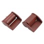 LiftMaster GORILLA Heavy Duty Flat Mounted Tamperproof Roller Cage Bearing Gate Hinge (Pair) Prime Coated - 2060P