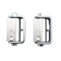 LiftMaster GUARDIAN Flat Mounted Roller Cage Bearing Gate Hinge (Pair) Zinc Plated - 2100Z