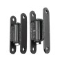 LiftMaster GUARDIAN Bolt-On Mounted Roller Cage Bearing Gate Hinge (Pair) Black Powder Coated - 2150B