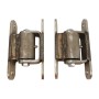 LiftMaster GUARDIAN Specialty Bolt-On Mounted Roller Cage Bearing Gate Hinge (Pair) Stainless Steel - 2185SS