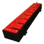 Spike Systems 36" Heavy-Duty In-Ground Directional Passive Traffic Spike Module (Galvanized Red) - CS36-FM-HD-RED