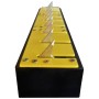 Spike Systems 36" Heavy-Duty In-Ground Directional Passive Traffic Spike Module (Galvanized Yellow) - CS36-FM-HD-YELLOW