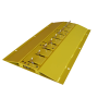 Spike Systems 36" Heavy-Duty Surface Mount Directional Passive Traffic Spike Module (Galvanized Yellow) - CS36-SM-HD-YELLOW