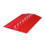Spike Systems 36" Heavy-Duty Surface Mount Traffic Spike Module Extension (Galvanized Red) - CS72-CM-00-SM-HD-RED