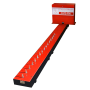 Spike Systems 9' Heavy-Duty Motorized In-Ground Spike Traffic Controller - Right Handed (Galvanized Red) - CS72-FM-HD-R-RED