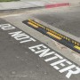 Roadshark Tiger Teeth 38" Tall "DO NOT ENTER" Waterproof Road / Parking Lot Marking Stencil 