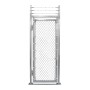 3' x 7' Prehung Barbed Wire Chain Link Surface-Mount Walk Gate Kit 