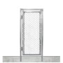 4' x 6' Prehung Chain Link In-Ground Mount Walk Gate Kit 