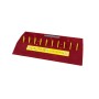 Roadshark Surface Mount 48" Traffic Spike (1/4" Coverplate) - Galvanized Red - SM48-R-G