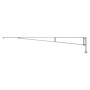Swing Sentinel 16' (4.88 m) Manual Single Leaf Swing Barrier Gate Arm (Surface Mount) - Galvanized
