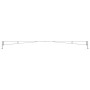Sentinel Double Surface-Mount Manual Swing Barrier Gate with 40' (12.19 m) Arm (Galvanized)
