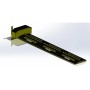 Roadshark 6.75ft Surface Mount Hydraulic Traffic Spike System w/ 4.36" Blades (Right Handed) - SMO600-RH-110V